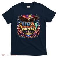 Celebrate USA 250 Years White House Eagle Fireworks T-Shirt thumb 0