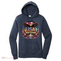 Celebrate USA 250 Years White House Eagle Fireworks Women's Hoodie thumb 0
