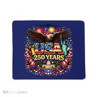 Celebrate USA 250 Years White House Eagle Fireworks Mousepad thumb 0