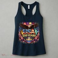 Celebrate USA 250 Years White House Eagle Fireworks Women's Tank Top thumb 3