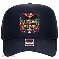 Celebrate USA 250 Years White House Eagle Fireworks Hat thumb 0