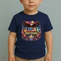 Celebrate USA 250 Years White House Eagle Fireworks Toddler T-Shirt thumb 2