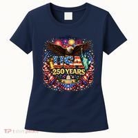 Celebrate USA 250 Years White House Eagle Fireworks Women's T-Shirt thumb 0