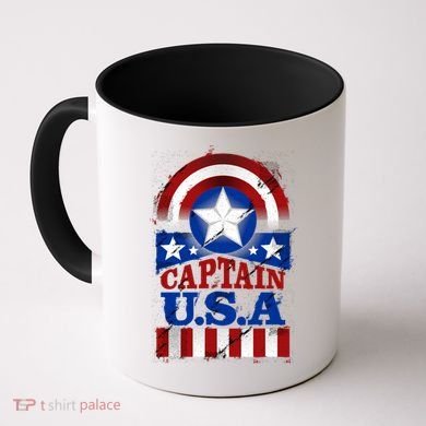 Captain USA American Flag Coffee Mug