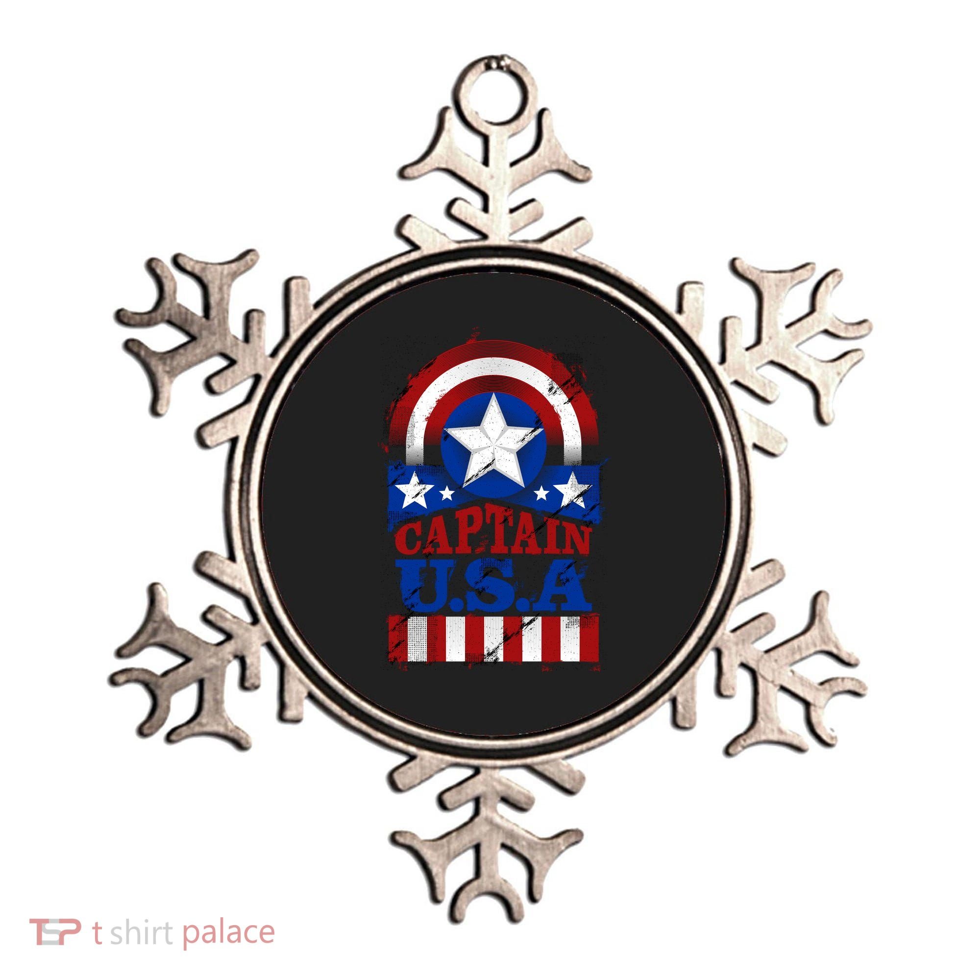 Captain USA American Flag Ornament