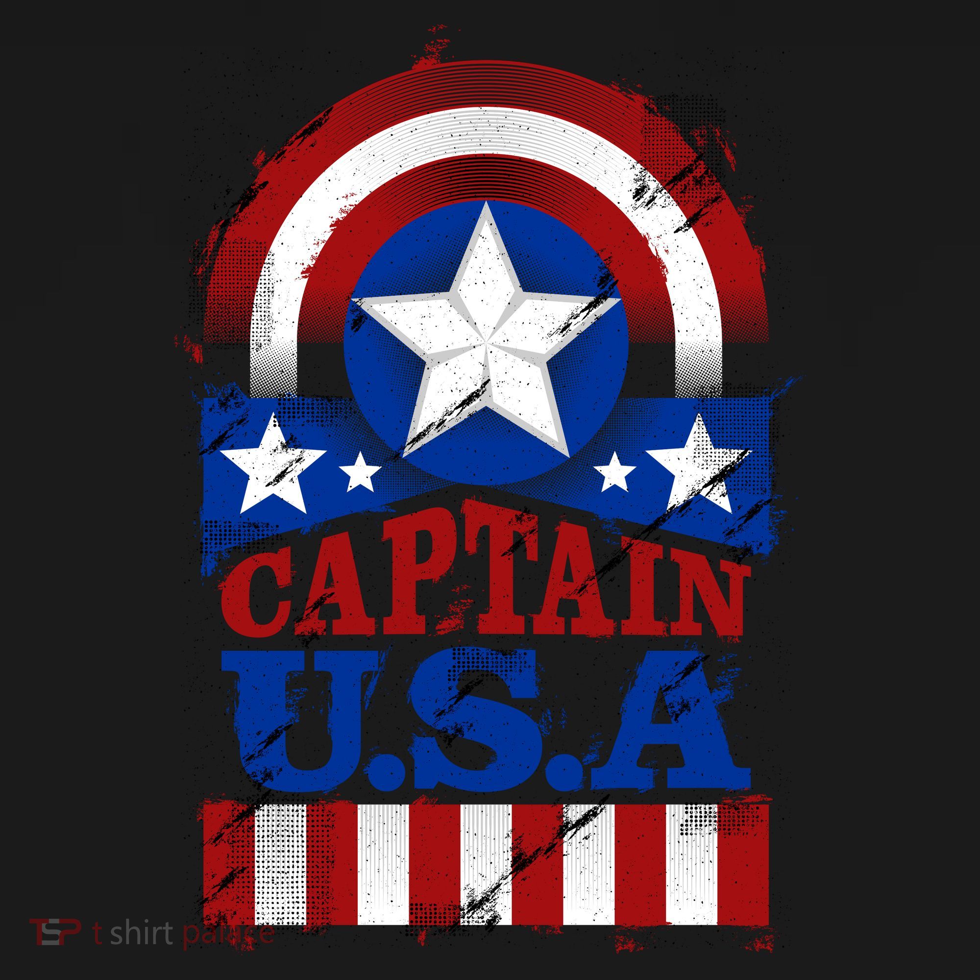 Captain USA American Flag Ornament