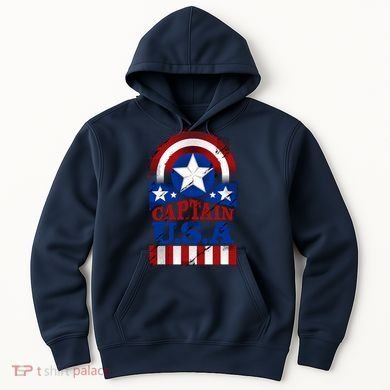 Captain USA American Flag Hoodie