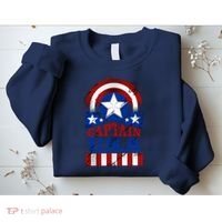 Captain USA American Flag Sweatshirt thumb 2