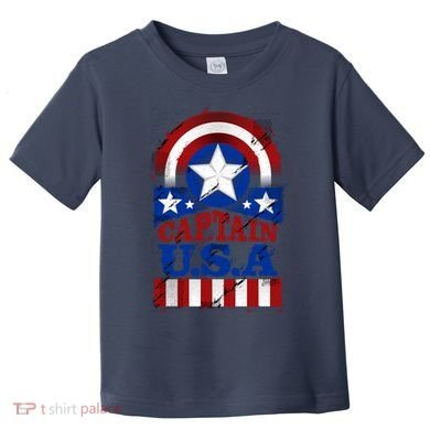 Captain USA American Flag Toddler T-Shirt