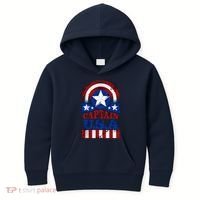 Captain USA American Flag Kids Hoodie thumb 0