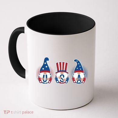 Cute USA American Gnomes Coffee Mug