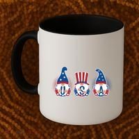 Cute USA American Gnomes Coffee Mug thumb 2