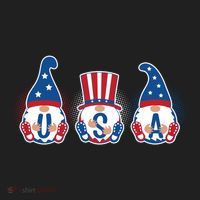 Cute USA American Gnomes Beanie thumb 2