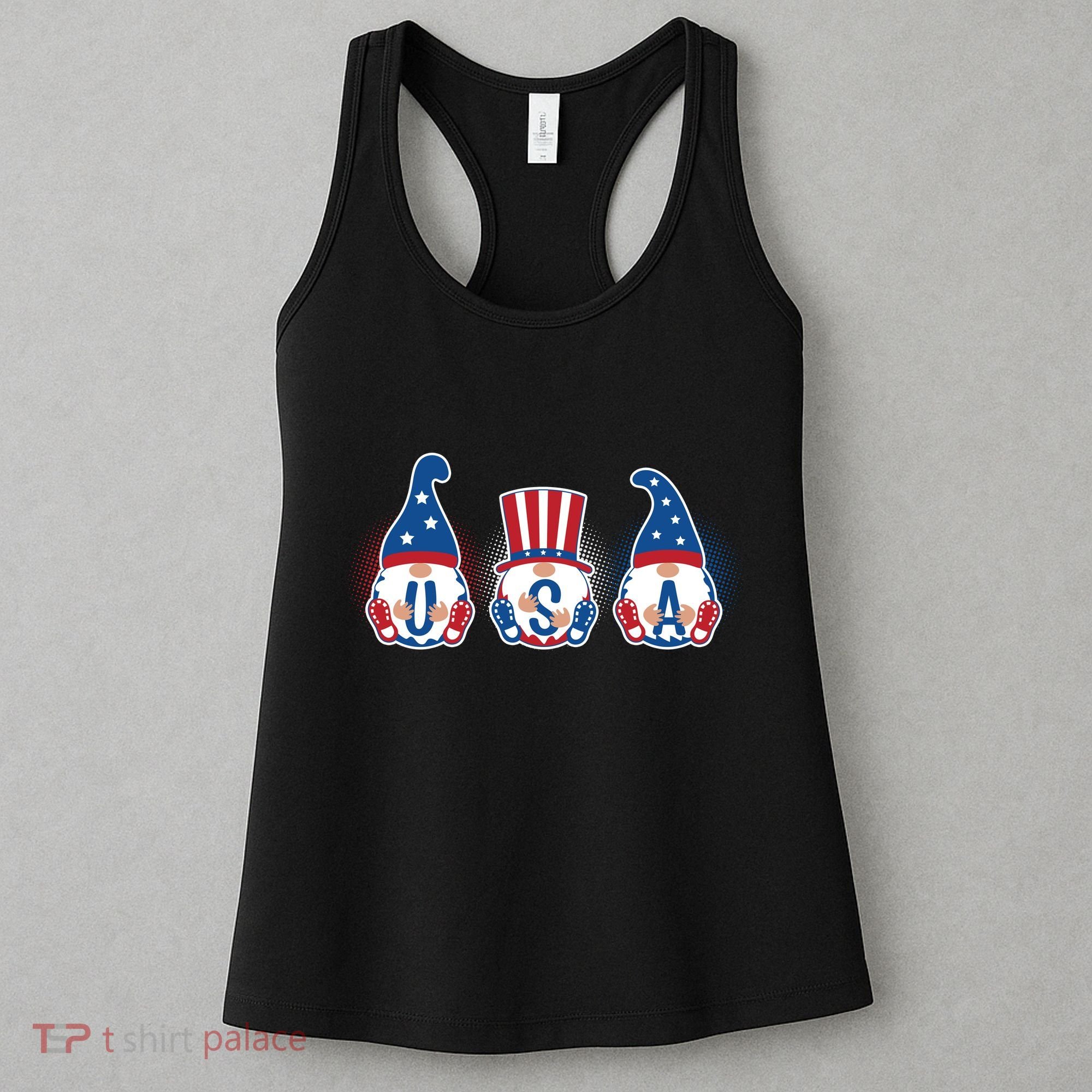 Cute USA American Gnomes Women's Tank Top