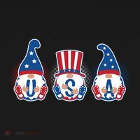 Cute USA American Gnomes Women's Tank Top thumb 5