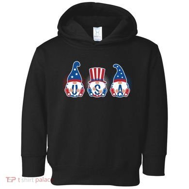 Cute USA American Gnomes Toddler Hoodie
