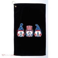 Cute USA American Gnomes Golf Towel thumb 0