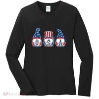 Cute USA American Gnomes Women's Long Sleeve Shirt thumb 0