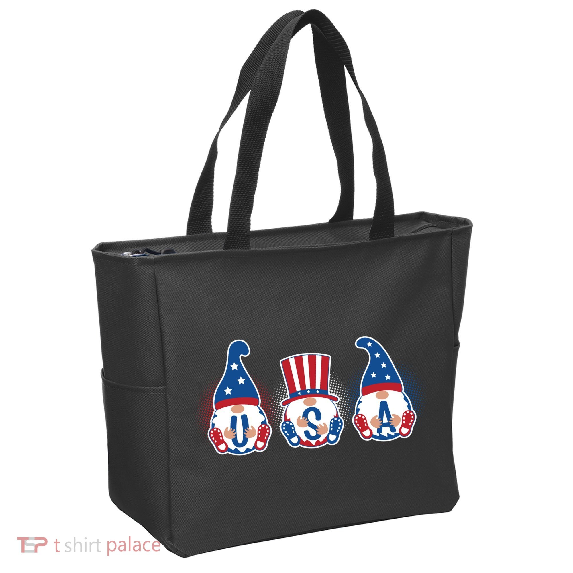 Cute USA American Gnomes Tote Bag