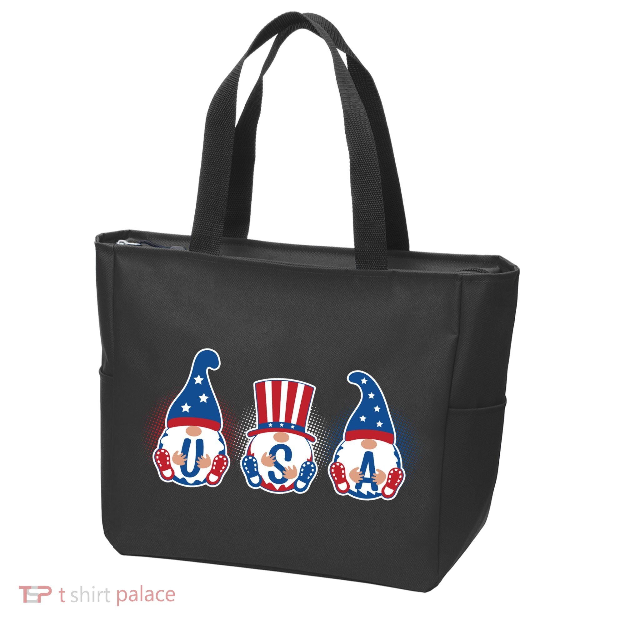 Cute USA American Gnomes Tote Bag