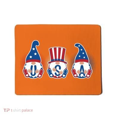 Cute USA American Gnomes Mousepad