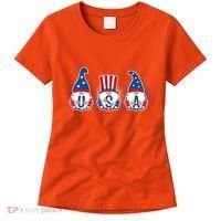 Cute USA American Gnomes Women's T-Shirt thumb 0