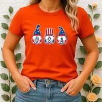 Cute USA American Gnomes Women's T-Shirt thumb 2
