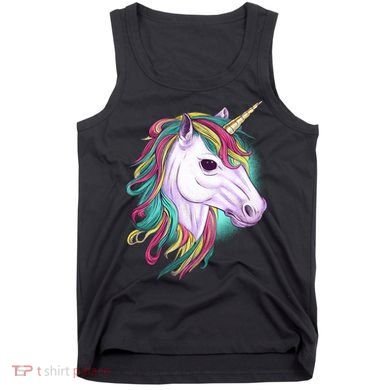 Colorful Unicorn Art Drawing Tank Top
