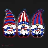 Cute USA American Flag Gnomes Backpack thumb 2