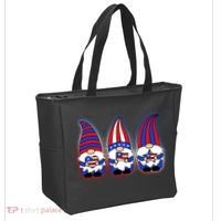 Cute USA American Flag Gnomes Tote Bag thumb 2