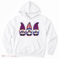 Cute USA American Flag Gnomes Hoodie thumb 0