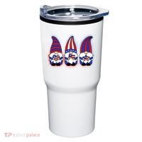 Cute USA American Flag Gnomes Tumbler thumb 0