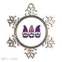 Cute USA American Flag Gnomes Ornament thumb 0