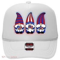 Cute USA American Flag Gnomes Hat thumb 0