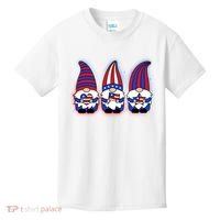 Cute USA American Flag Gnomes Kids T-Shirt thumb 0