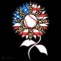 Cute USA American Flag Baseball Sunflower Coffee Mug thumb 5