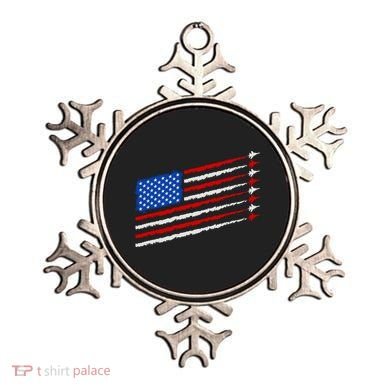 Cool USA American Flag Air Show Jet Planes Ornament