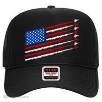 Cool USA American Flag Air Show Jet Planes Hat thumb 0
