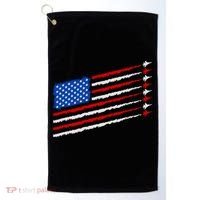 Cool USA American Flag Air Show Jet Planes Golf Towel thumb 0