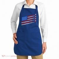 Cool USA American Flag Air Show Jet Planes Apron thumb 2