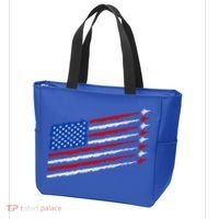 Cool USA American Flag Air Show Jet Planes Tote Bag thumb 3