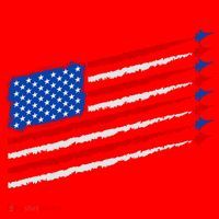 Cool USA American Flag Air Show Jet Planes Santa Hat thumb 1