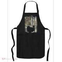 Camo Us America Flag Turkey Day Hunting Thanksgiving Gift Apron thumb 0