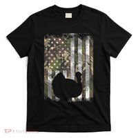 Camo Us America Flag Turkey Day Hunting Thanksgiving Gift T-Shirt thumb 0