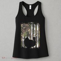 Camo Us America Flag Turkey Day Hunting Thanksgiving Gift Women's Tank Top thumb 3