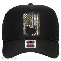 Camo Us America Flag Turkey Day Hunting Thanksgiving Gift Hat thumb 0