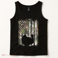 Camo Us America Flag Turkey Day Hunting Thanksgiving Gift Tank Top thumb 2