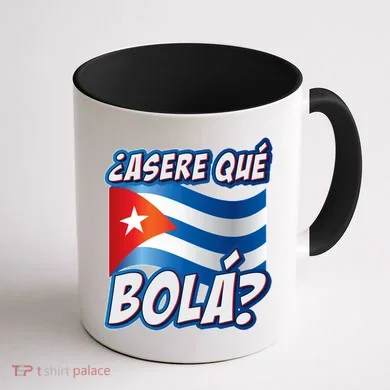 Cuba Asere Que Bola? Coffee Mug back