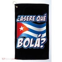 Cuba Asere Que Bola?  Golf Towel thumb 0