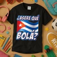 Cuba Asere Que Bola?  Kids T-Shirt thumb 3